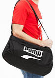 Сумка buuba спортивна 25L Puma Plus Sports Bag II чорна, фото 4