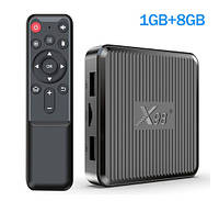 Смарт ТВ приставка X98Q 1гб 8Гб S905W2 Android 11 tv box 1-8 ТВ Фильмы Smart tv box