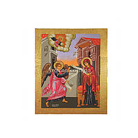 Писаная икона Благовещение Пресвятой Богородицы 9 Х 11,5 см