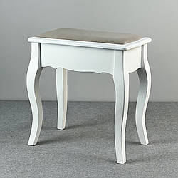 Пуф "Моне" з натурального дерева та тканини