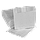 Паперовий пакет білий жиростійкий 140х120х50 мм (5400), фото 2