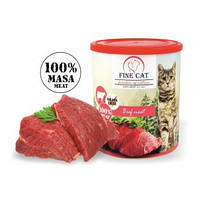 Консерва для котів FINE CAT з м'ясом яловичини 800 г  745