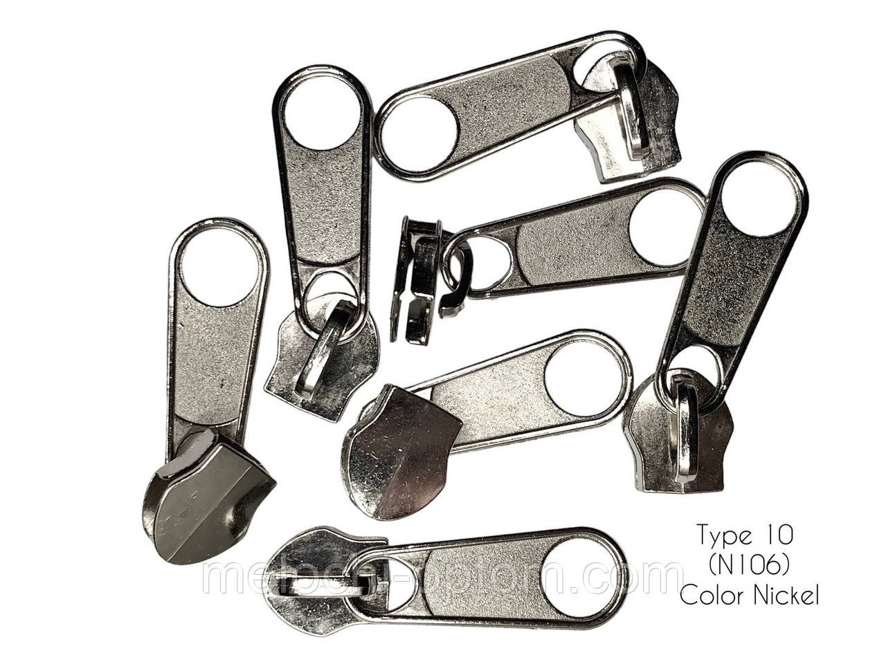 Бігунок галантерейний (без фіксатора) для спіральної блискавки тип 10