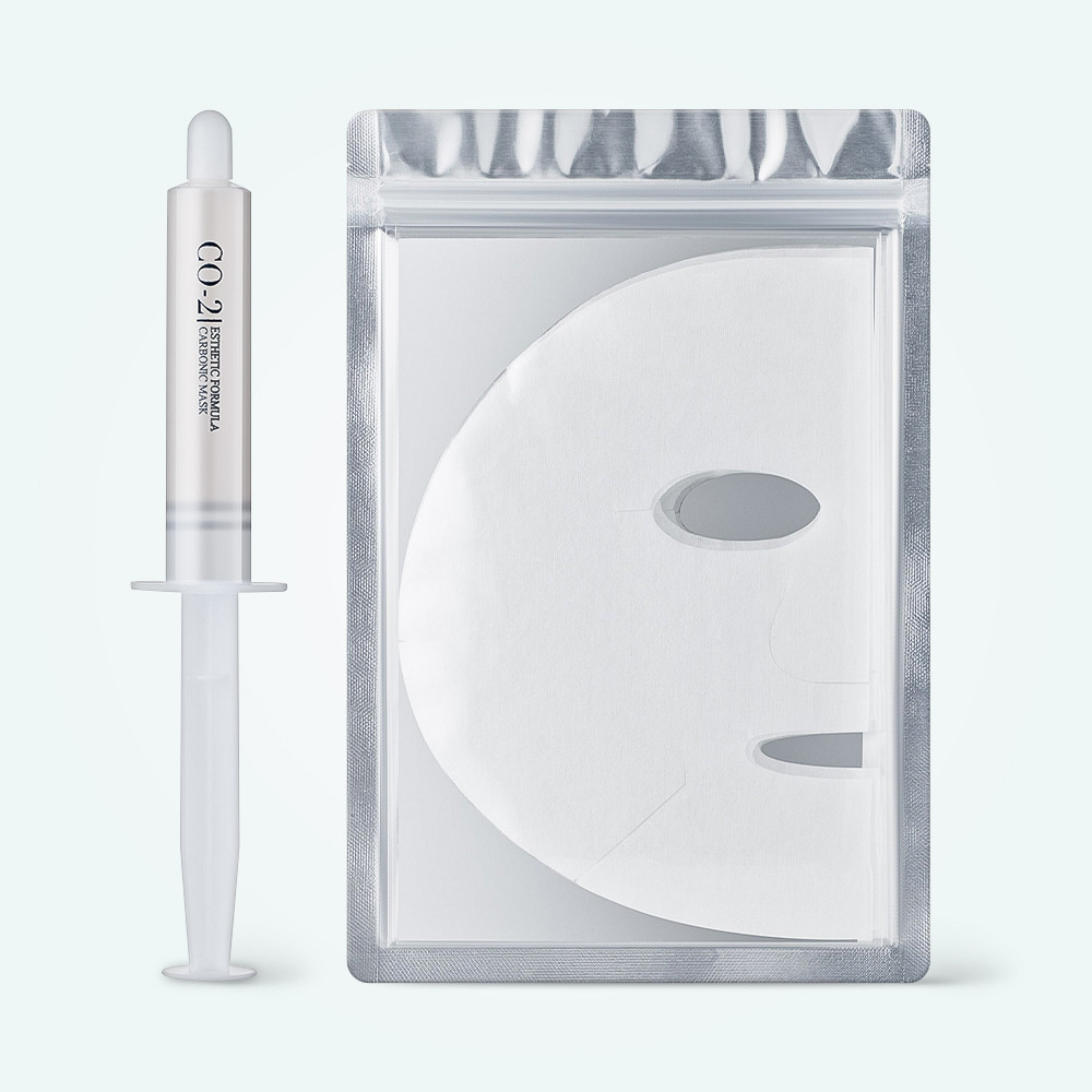 Набір для карбокситерапії Esthetic House CO2 Esthetic Formula Carbonic Mask 1 маска+1 шприц