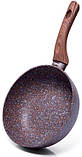 Сковорода-сотейник Fissman Magic Brown Ø26см smile з антипригарним покриттям, фото 2