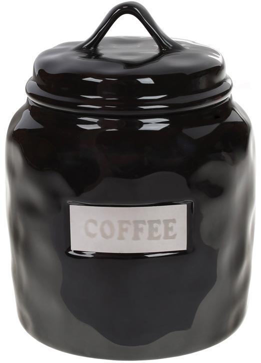 Банка фарфорова Necollie "Coffee" 900мл buuba buuba , чорна