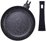 Сковорода Fissman Fiore Ø28см smile індукційна зі знімною ручкою, фото 2