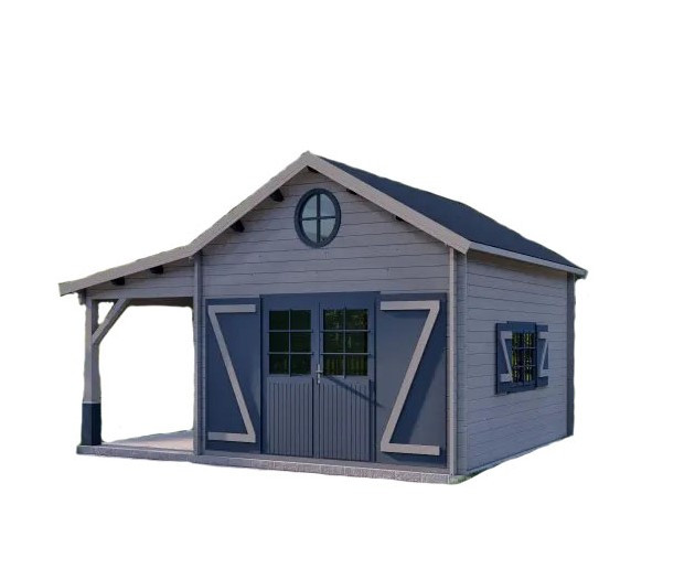Сучасний сарай, госпблок для дачі з дерева 5,5х4,5 м. від виробника Modern barn - 108