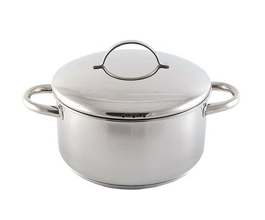 Каструля Fissman Venera 1,6л smile індукційна зі сталевою кришкою, фото 1