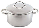 Каструля Fissman Venera 1,6л smile індукційна зі сталевою кришкою, фото 3