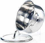 Каструля Fissman Valery 3.1л smile індукційна, фото 3