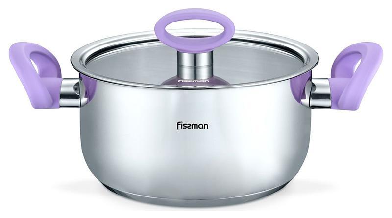 Каструля Fissman Veronica 3.1л smile з бакелітовими ручками, фото 1