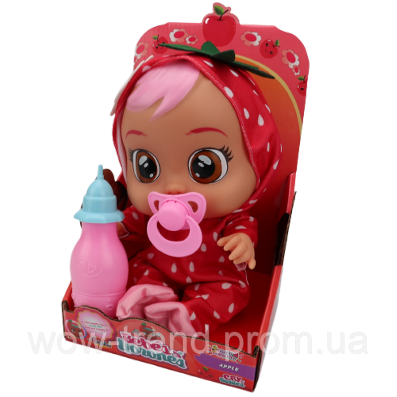 Говорящая игрушка кукла пупс Baby Lovely малышка с пустышкой аналог Babies Dotty Красная - фото 2 - id-p1763713495