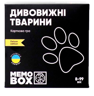 Настільна гра JoyBand MemoBox Deluxe Дивовижні тварини MBD106, фото 1