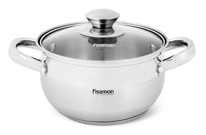 Каструля Fissman Prime 3.6л smile з нержавіючої сталі, фото 1