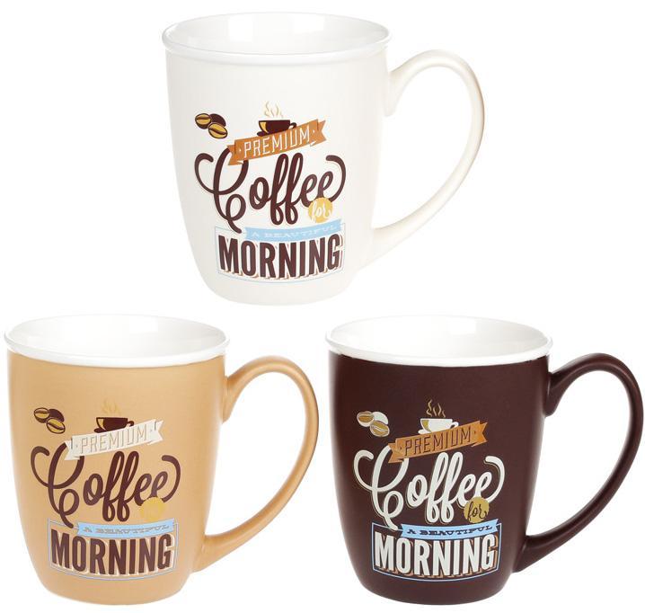 Кружка Morning Coffee 340мл smile  порцелянова, фото 1