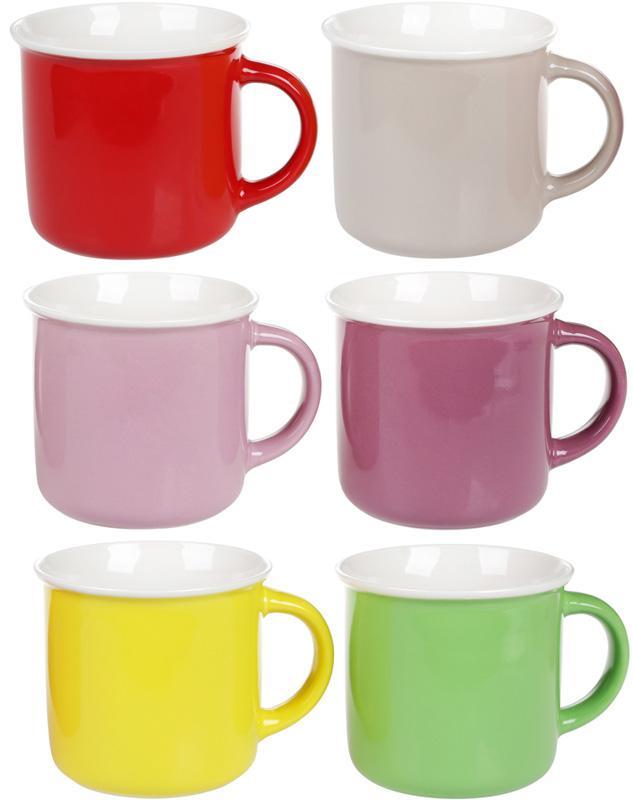 Кружка "Яскраве Настрій" Мікс 350мл smile  порцелянова, фото 1