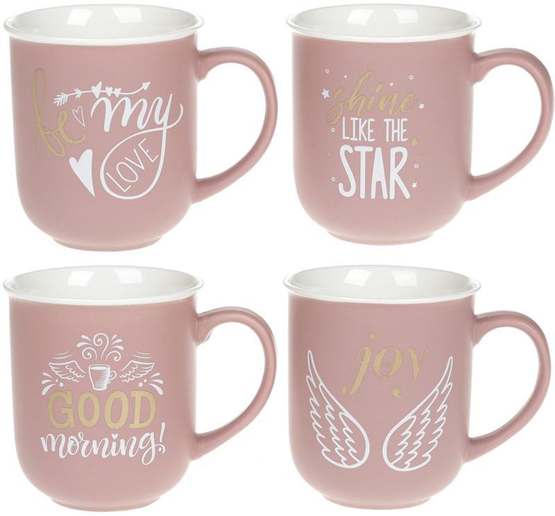 Кружка "Рожевий настрій" 350мл smile порцелянова, фото 1