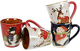 Кружка керамічна "Новорічні герої" 500мл smile smile, фото 3