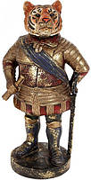 Фігурка декоративна "Шляхетний Тигр" 21.5см buuba, полістоун, бордо із золотом
