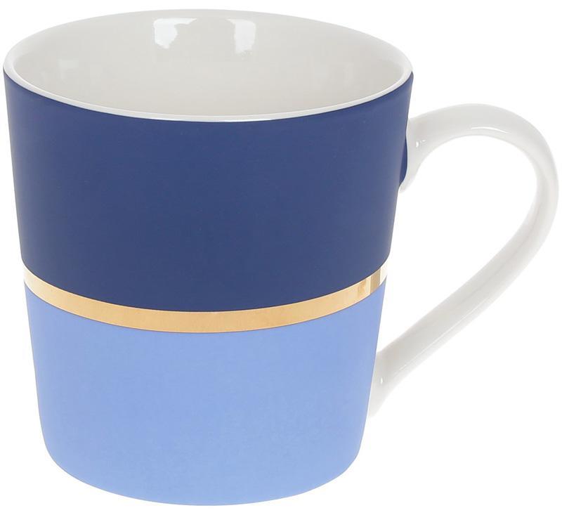 Кружка фарфорова "Джайв" 390мл smile синій, фото 1