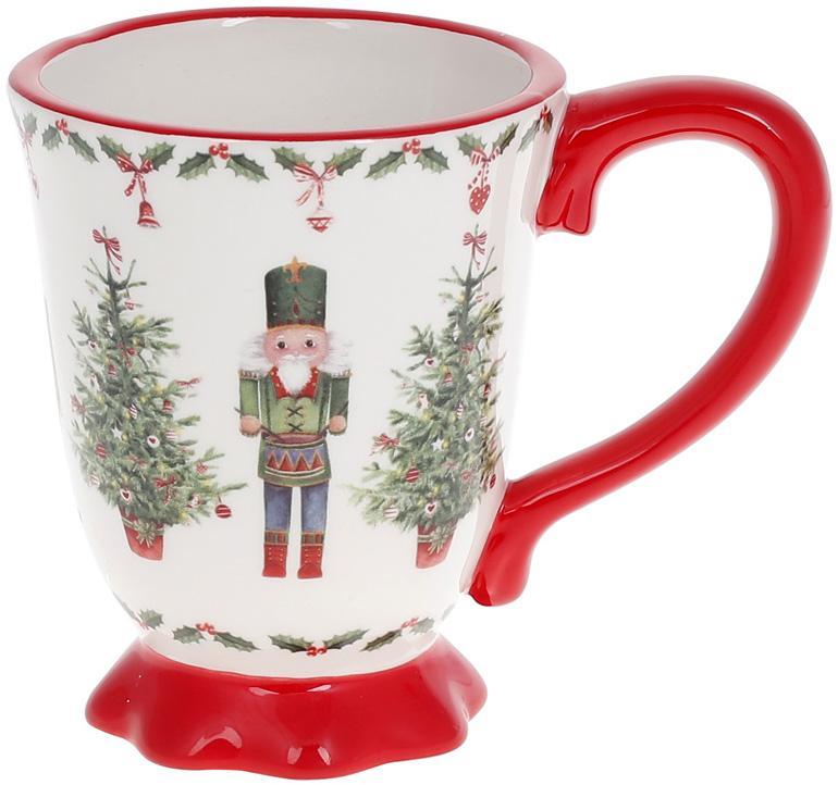 Набір 2 керамічних гуртки "Лускунчик" 250мл smile 12.2х8.4х10.2см smile, фото 1