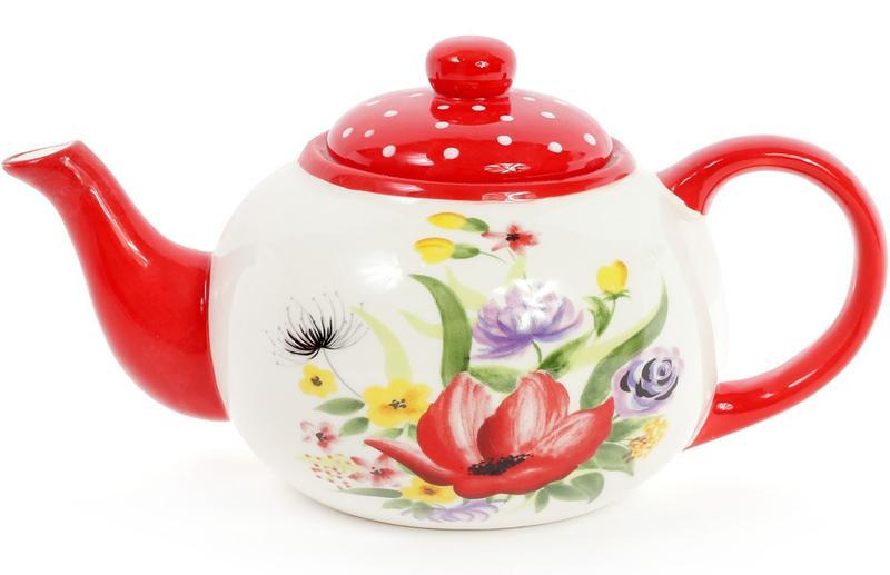 Чайник заварювальний "Акварель" 1250мл smile   керамічний, фото 1