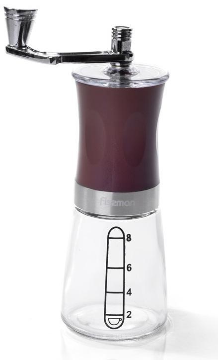 Кавомолка Fissman Moonlight механічна з мірною шкалою, 17см smile   smile, фото 1