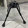 Сошки Harris Bipod S-BRMP на Picatinny, 152-229 мм, шарнірна база, підпружинені ніжки, фото 8