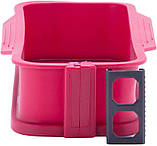 Форма для випічки Kamille Bethen 26х11см smile   роз'ємна з жароміцним скляним дном, хлібна, фото 2