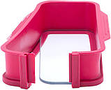 Форма для випічки Kamille Bethen 26х11см smile   роз'ємна з жароміцним скляним дном, хлібна, фото 4