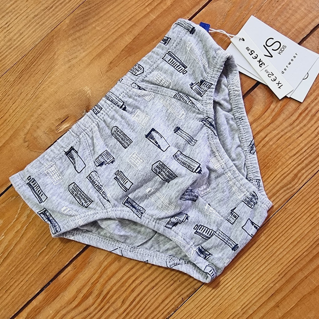 Труси для хлопчика, зріст 92-98, колір світло-сірий