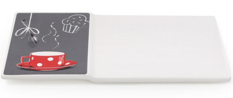 Тарілка десертна "Тоскана" 27х14см smile   прямокутна керамічна, фото 1