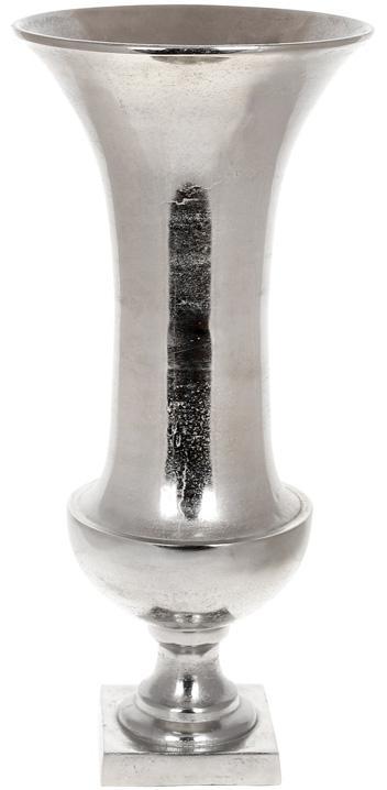 Декоративна ваза "Erida" 28х61см smile  метал, smile срібло, фото 1