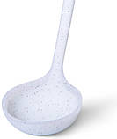 Половник Fissman Bianca 32см smile / 130мл smile smile нейлон+силікон, фото 2