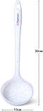 Половник Fissman Bianca 32см smile / 130мл smile smile нейлон+силікон, фото 3