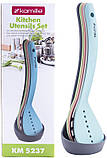 Набір кухонного приладдя Kamille Kitchen Utensils 5 предметів, нейлон, фото 5