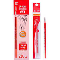 Стержень гелевий для ручки "пише-стирає" (0.5 мм, червоний) Color-it CR-709S