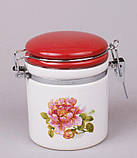 Банка "Райський сад" 220мл smile smile для сипучих продуктів з металевою затяжкою, фото 2