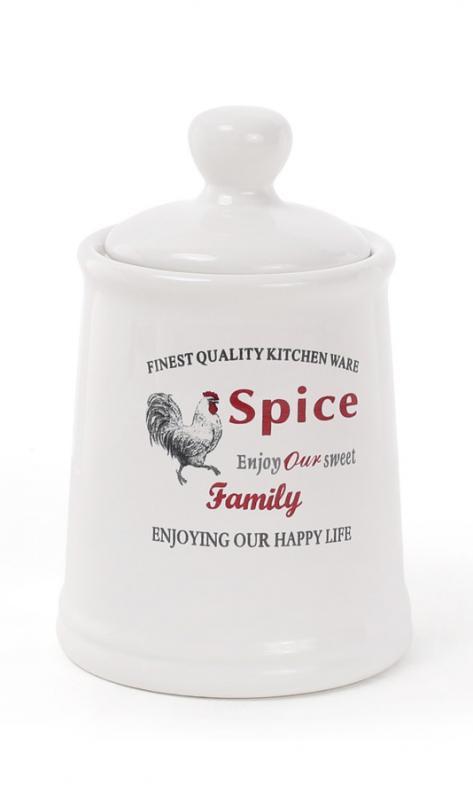 Банка керамічна "Тоскана" Family SPICE 250мл smile smile для зберігання сипучих продуктів, фото 1