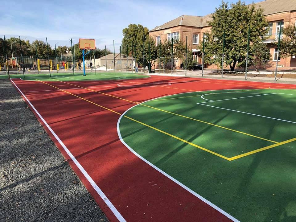 Покриття Conipur SP 13 мм. Шкільний спортивний майданчик 3