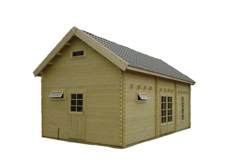 Сучасний сарай, госпблок для дачі з дерева 4,0х7,5 м. від виробника Modern barn - 131