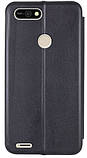 Чехол книжка Elite для Tecno Pop 2F (B1F) кожаный черный, чорна чохол книжка підставка TECNO POP 2F, фото 4