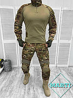 Тактический военный костюм мультикам для ЗСУ XXL Военная форма летняя маскировочная Армейский костюм