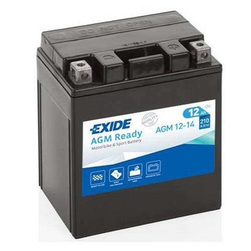 Мото аккумулятор Exide AGM Ready 12Ah 210A R+ (AGM 12-14), цена 1920 ...