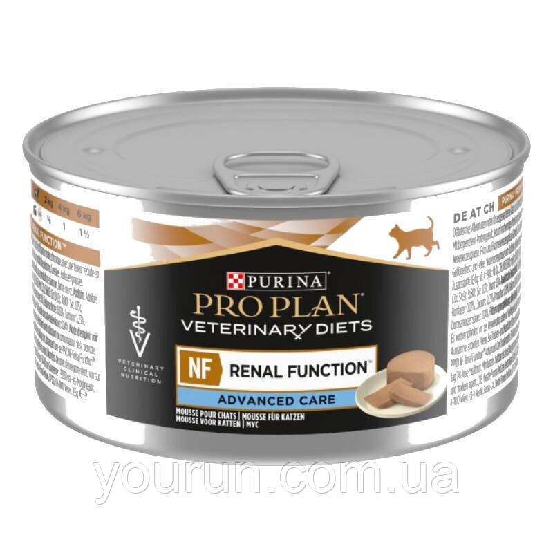 Purina Veterinary Diets NF Renal Function Feline Лікувальний корм для кішок з патологією нирок, 195 гр