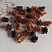 Заколки, затискачі, крабіки каучукові квітка коричневих відтінків Melissa 2,5 см, фото 3