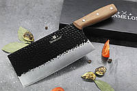 Кухонный нож топорик для мяса из стали Sonmelony 31,5 см для профессиональных поваров мясников MR