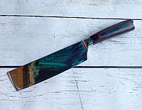 Кухонный качественный нож 30,5 см из нержавеющей стали с деревянной ручкой для нарезки овощей и фруктов MR