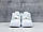 Білі шкіряні кросівки Найк Аір Форс низькі (Nike Air Force 1 Low White) чоловічі та жіночі, фото 3